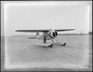 Donald MacMillan and his plane