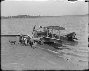 MacMillan's plane that he flew North at Squantum