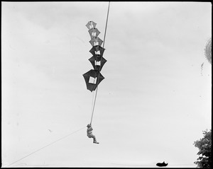 Famous man-kites at Ft. Devens