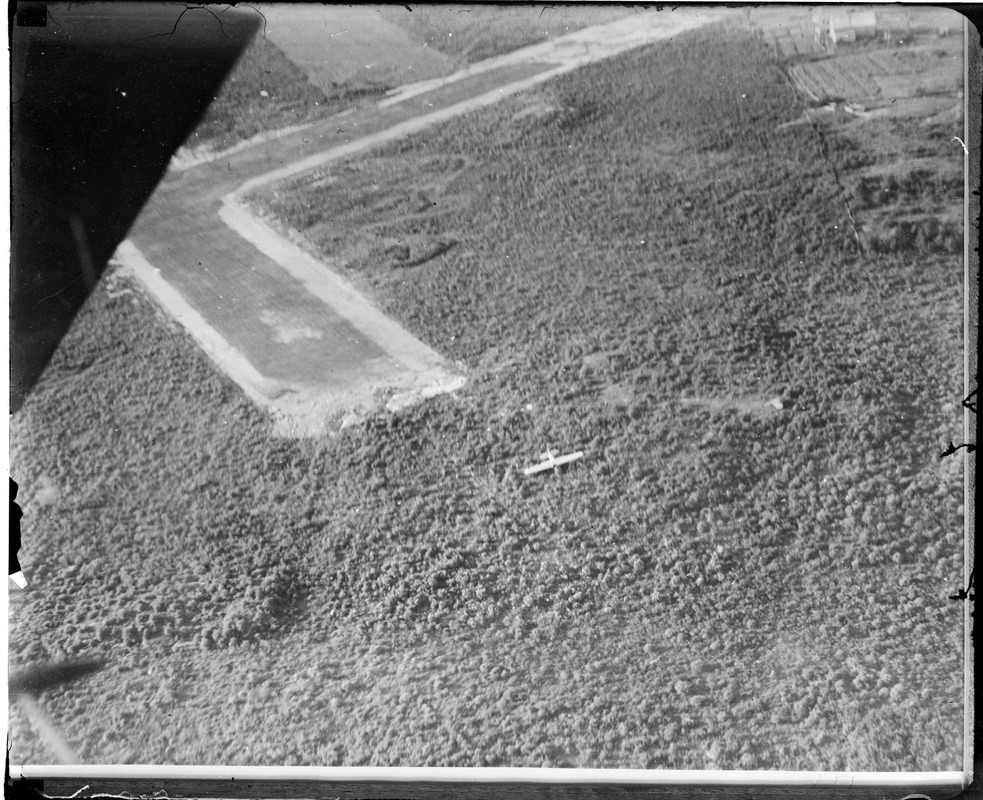 Aerial view of Ruth Nichol's wreck.