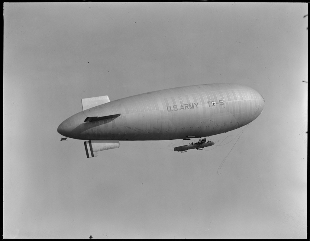 U.S. Army blimp TC-5 - Digital Commonwealth