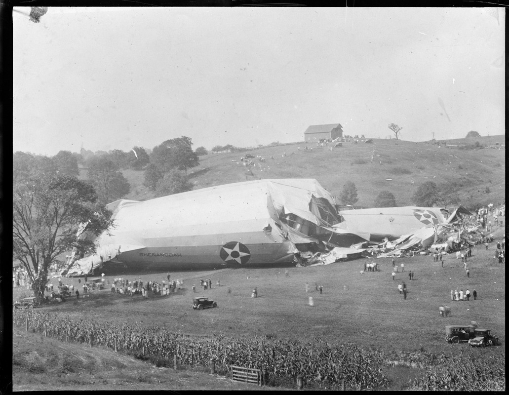 Shenandoah wrecked at Ava, Ohio