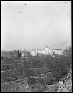 Zeppelin: Over State House and Common
