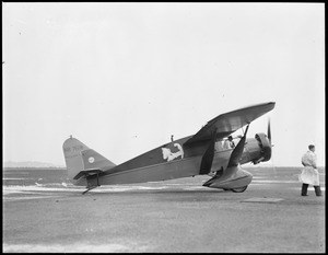 Russell Boardman and his plane