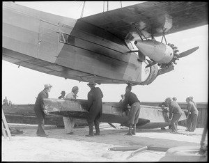 Byrd's South Pole plane at East Boston Airport