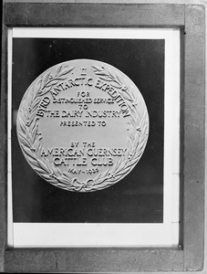 Byrd Antarctic expedition plaque
