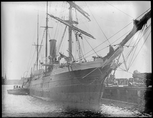 Bear of Oakland, Byrd's ship at Navy Yard - Boston