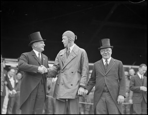 Lindbergh, Gov. Fuller & Mayor Nichols