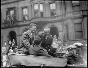 Lindy in Boston with Mayor Nichols