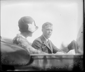 Lindy arrives home from France, Washington, D.C.