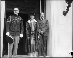 Mrs. Lindbergh at Washington, D.C.