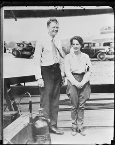 Chas Lindbergh and wife