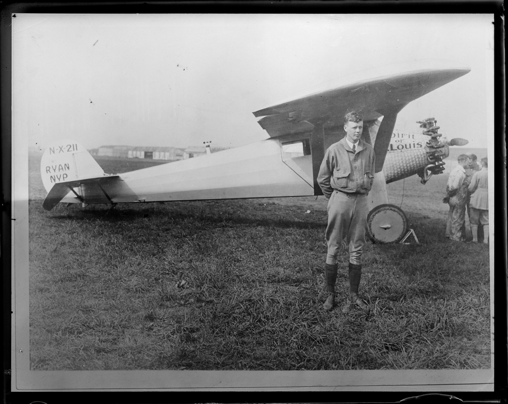 Lindy and his Spirit of St. Louis