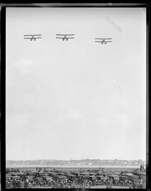 World Fliers (3) over East Boston Airport