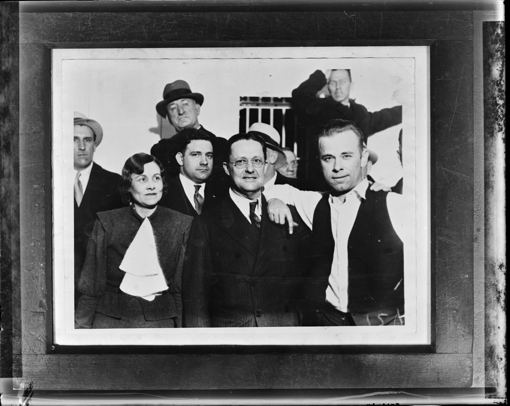 John Dillinger, with others