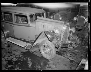 Gangster's car wrecked in South Boston