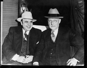 Al Capone taken for a ride - Atlanta prison with H.C.W. Laubenheiner, U.S. Marshal