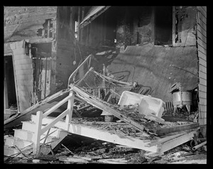 Gloucester home of tax collector Albert D. Hodson blown up by arson gang