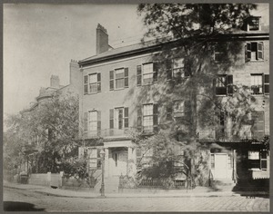 Massachusetts. Boston. Home of Daniel Webster. Summer Street, 1850