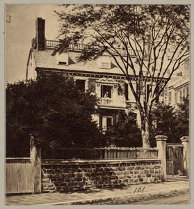 Hancock House, -1863. Beacon Street