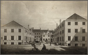 Boston, Massachusetts. Bromfield Place about 1830