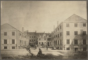 Massachusetts. Boston. Bromfield Street (about 1820) formerly Bromfield Place