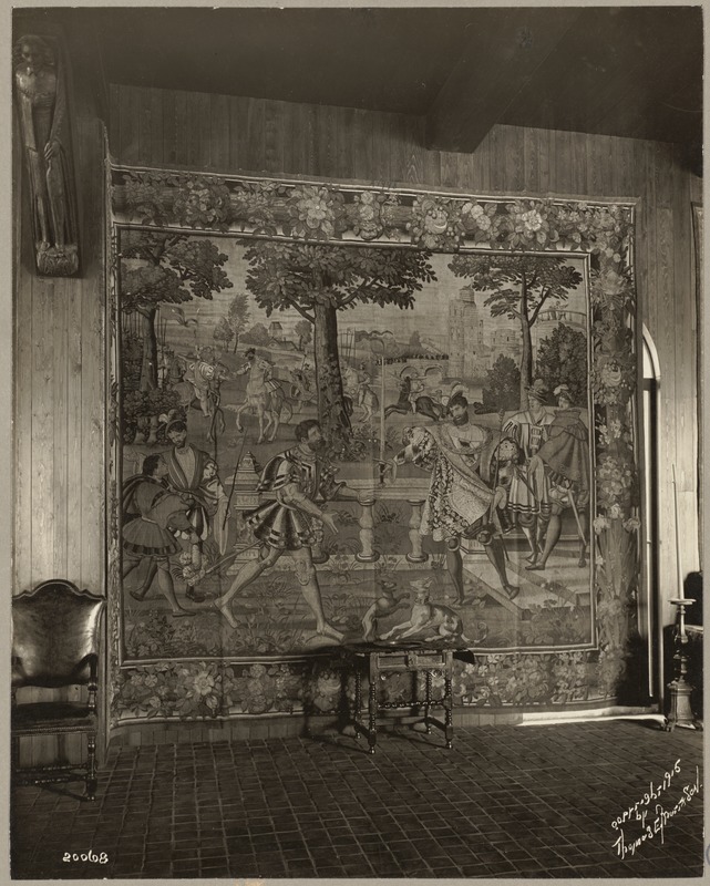 Boston. Fenway Court. Flemish Tapestry room. One of the "Grand Duke" tapestries