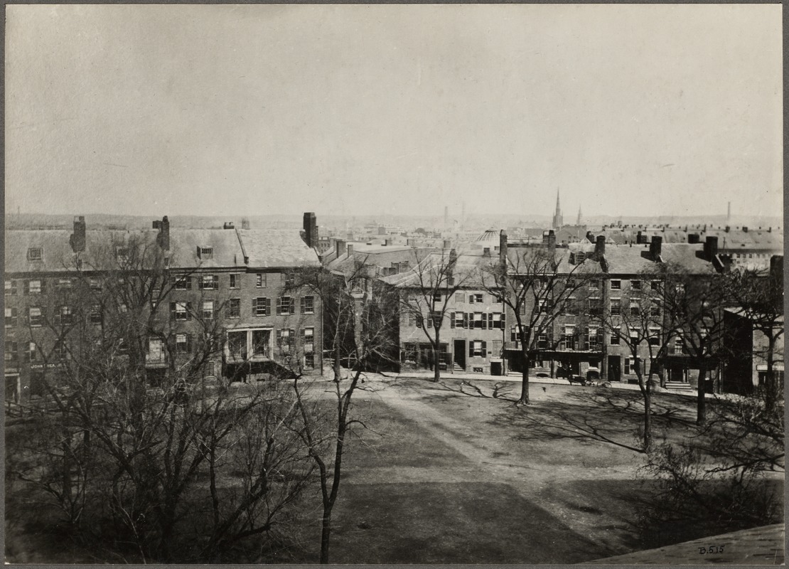 Massachusetts. Boston. Fort Hill Square, about 1856