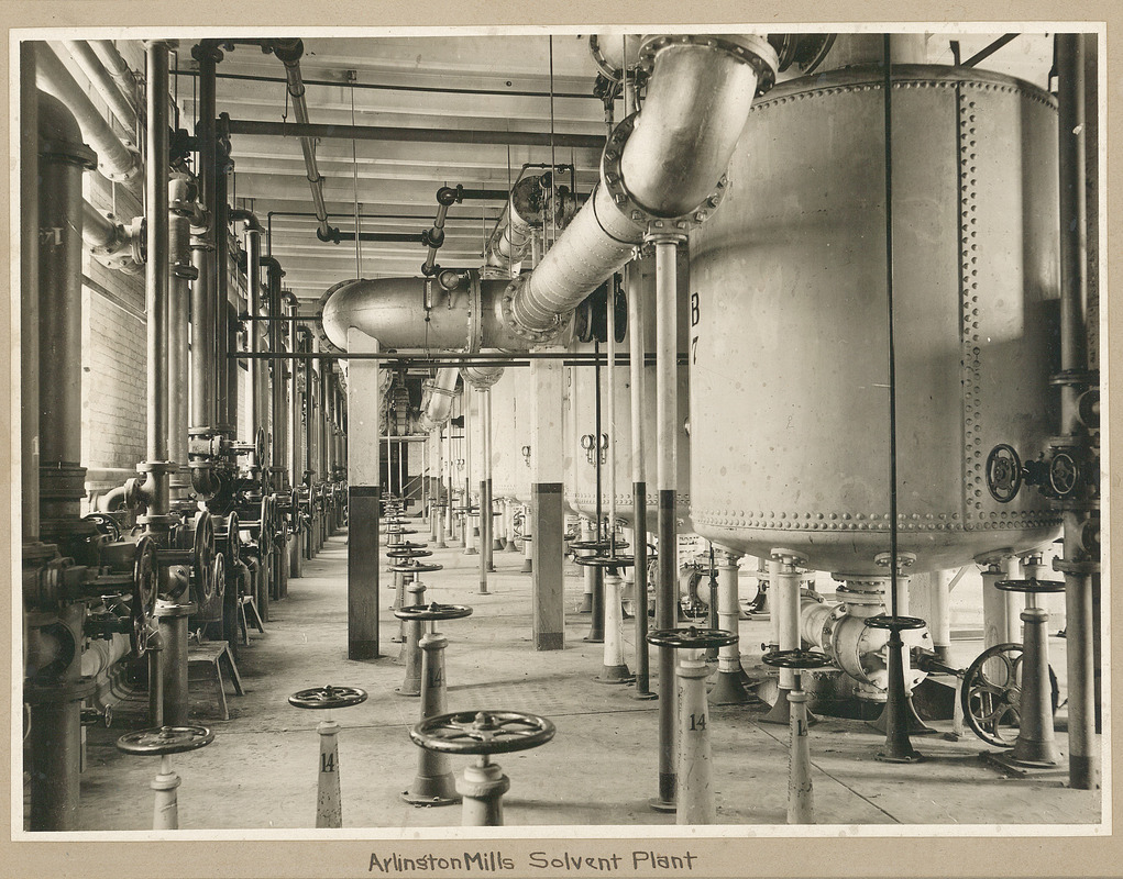 Arlington Mills, solvent plant