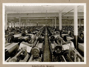 Arlington Mills, weaving