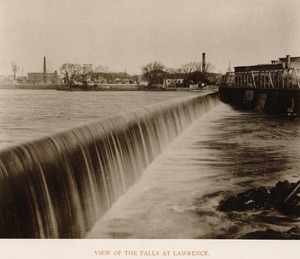 View of the falls at Lawrence