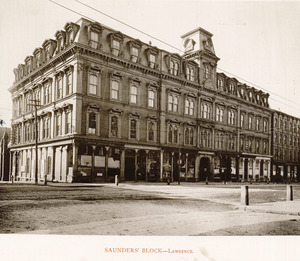 Saunders' Block, Lawrence