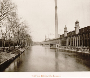 View on the canal, Lawrence