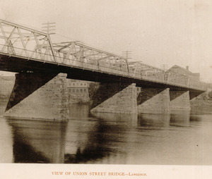 View of Union Street Bridge, Lawrence