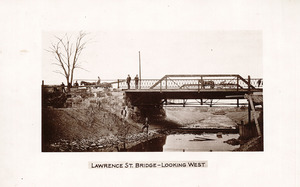 Lawrence Street Bridge, looking west