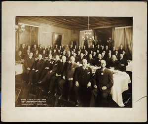 Massachusetts Legislature 1888 25th Anniversary Reunion