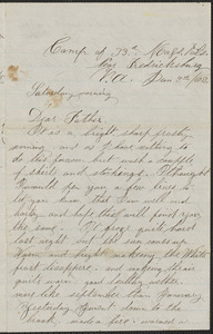 Letter from William Jubb, near Fredricksburg V.A., to Thomas Jubb, West Chelmsford, Mass., January 3, 1863