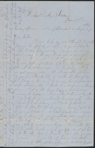 Letter from William Jubb, Lookout Valley, Tenn., to Jabez Jubb, West Chelmsford, Mass., January 31, 1864