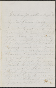 Letter from W.H.H. Hinds, Groton Junction [Mass.], to William Jubb, North Chelmsford, Mass., May 16, 1865