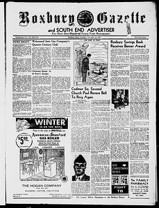 Roxbury Gazette and South End Advertiser, November 24, 1960