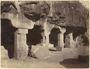 Facade of Cave V, Ajanta