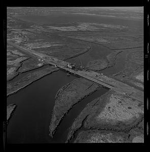 PI bridge, high and low tide, Hampton Coast Guard station, Boar’s Head Hampton