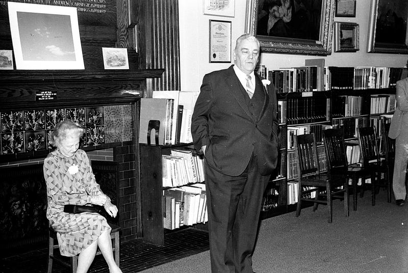 Former Mayor Phil Spellman at the Chelsea Public Library