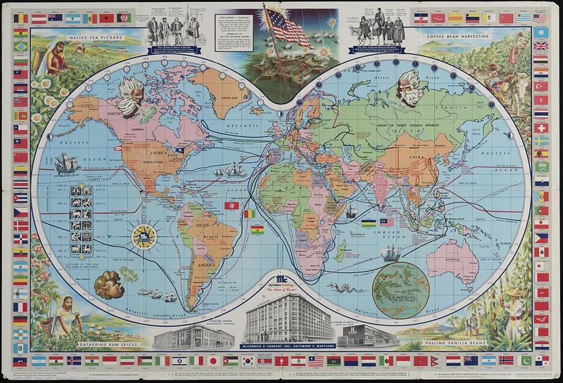 McCormick's map of the world