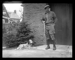 Jack Sharkey in hunting gear
