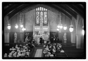 Wedding, daughter of Mrs. Richard Howard taken at Presentation Church Oak Sq. Brighton