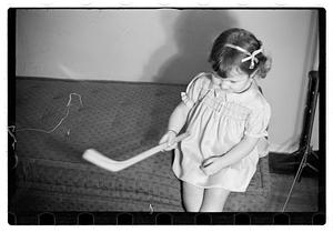 Hockey player's children