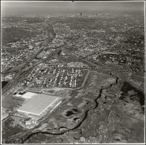 Aerial photograph of Hyde Park, Boston