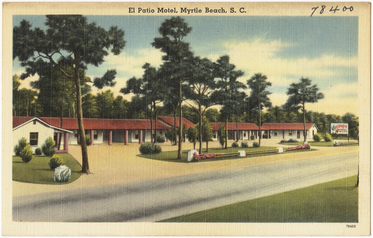 El Patio Motel, Myrtle Beach, S. C. Digital Commonwealth