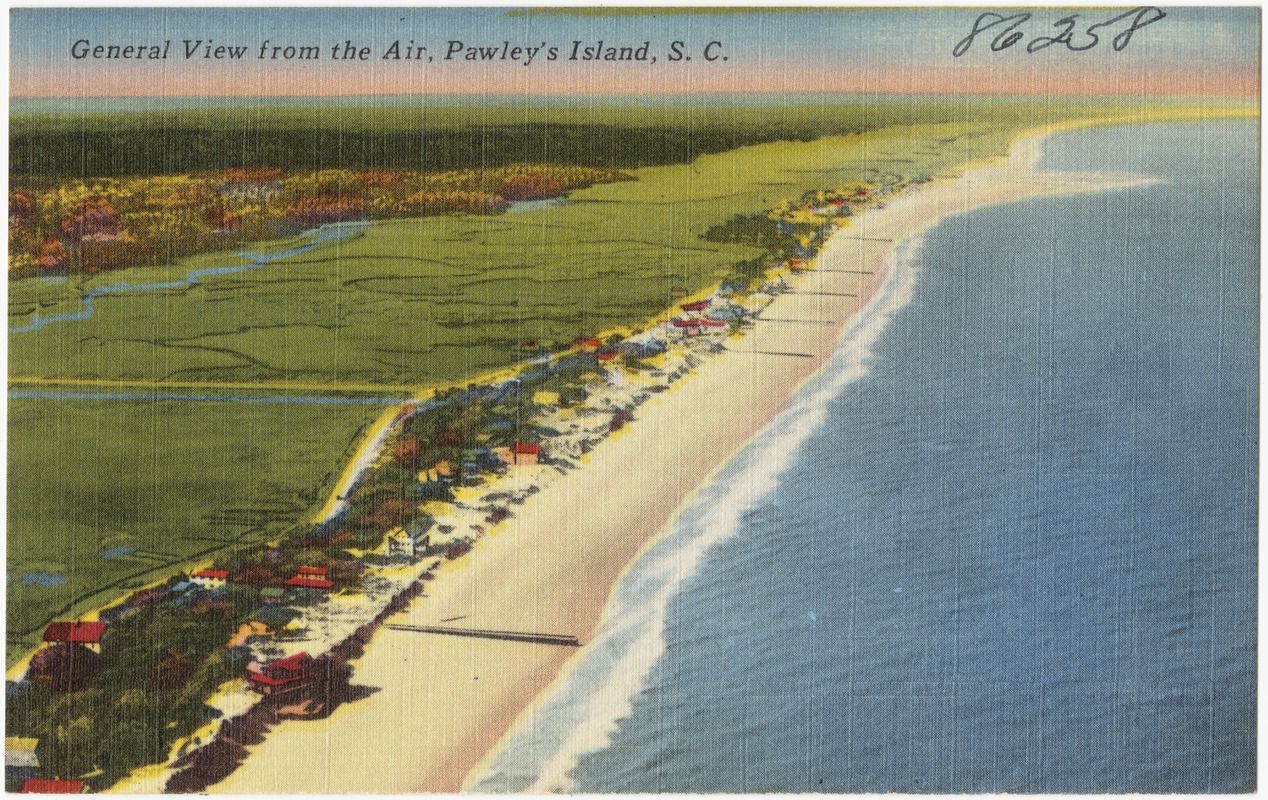 General view from the air, Pawley's Island, S. C.